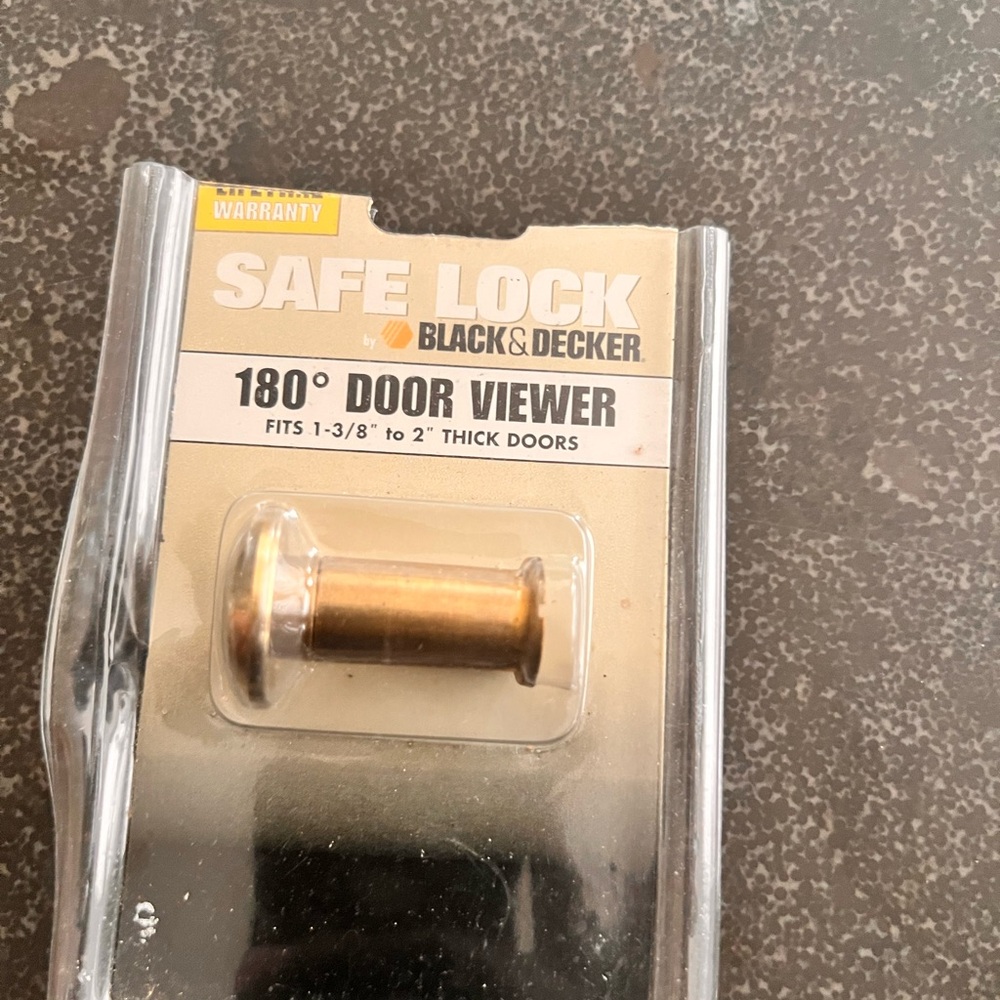 Black & Decker Security Door Viewer - Silver